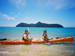 Kayaking at Abel Tasman  New Zealand
